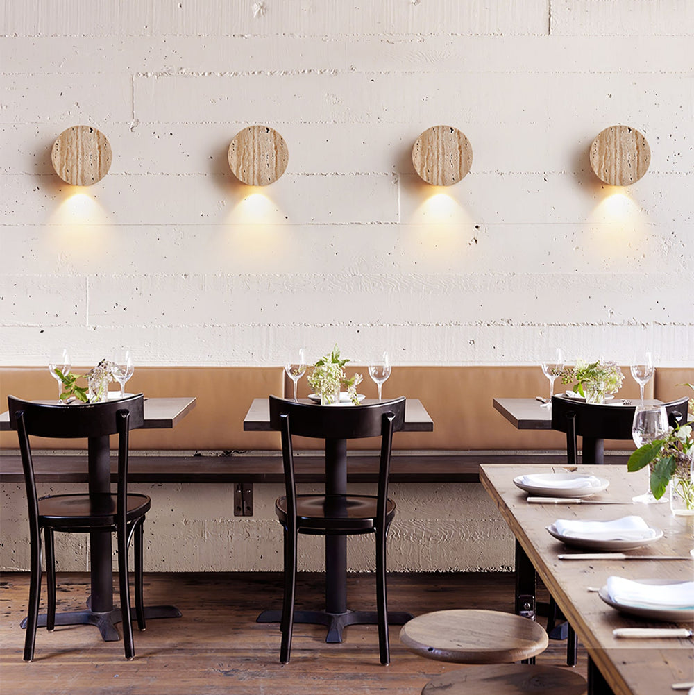 Caelan Travertine Wall Sconce - Vakkerlight