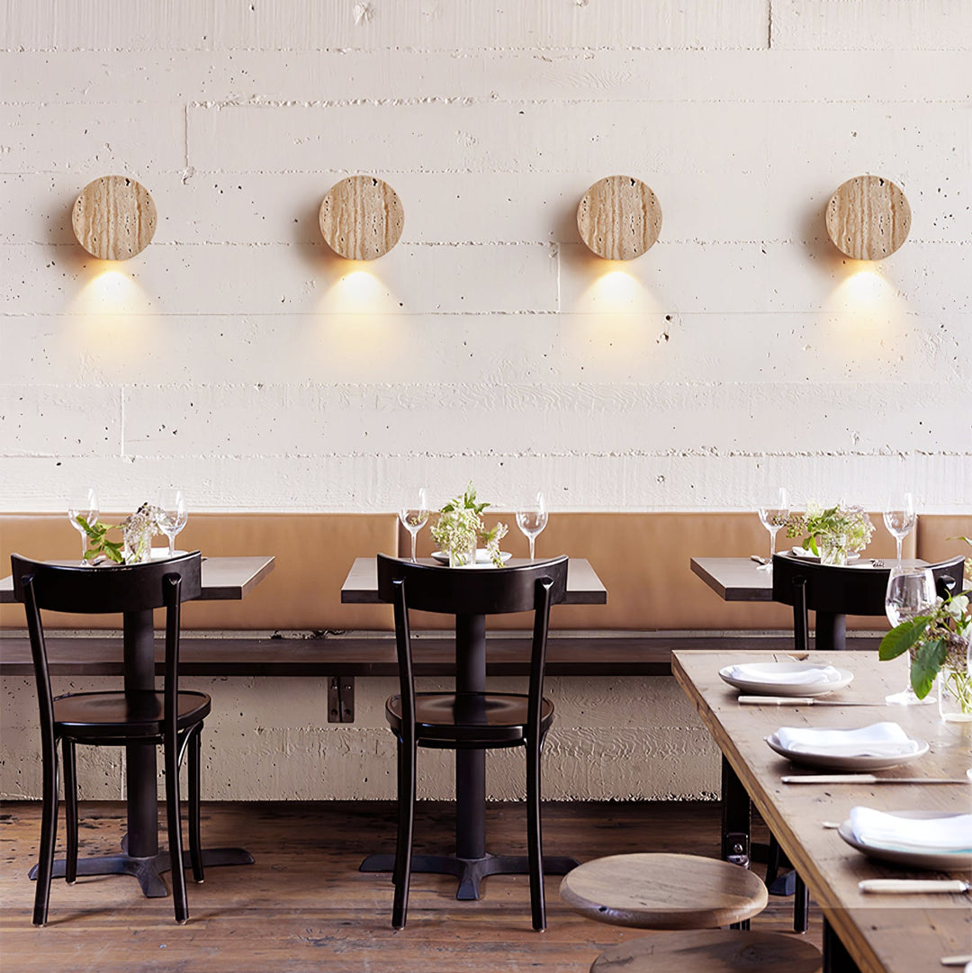 Caelan Travertine Wall Sconce - Vakkerlight