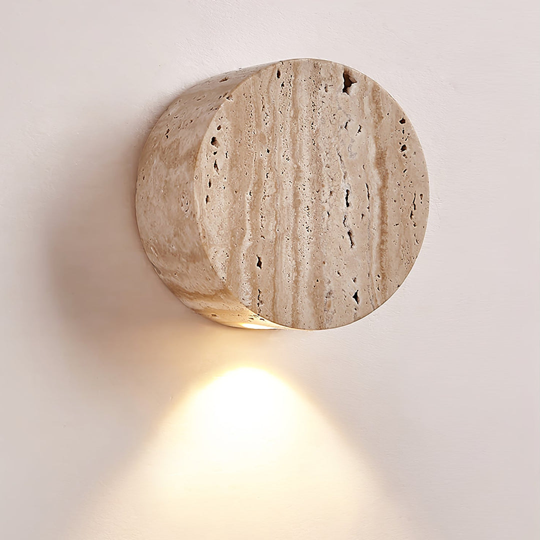 Caelan Travertine Wall Sconce - Vakkerlight