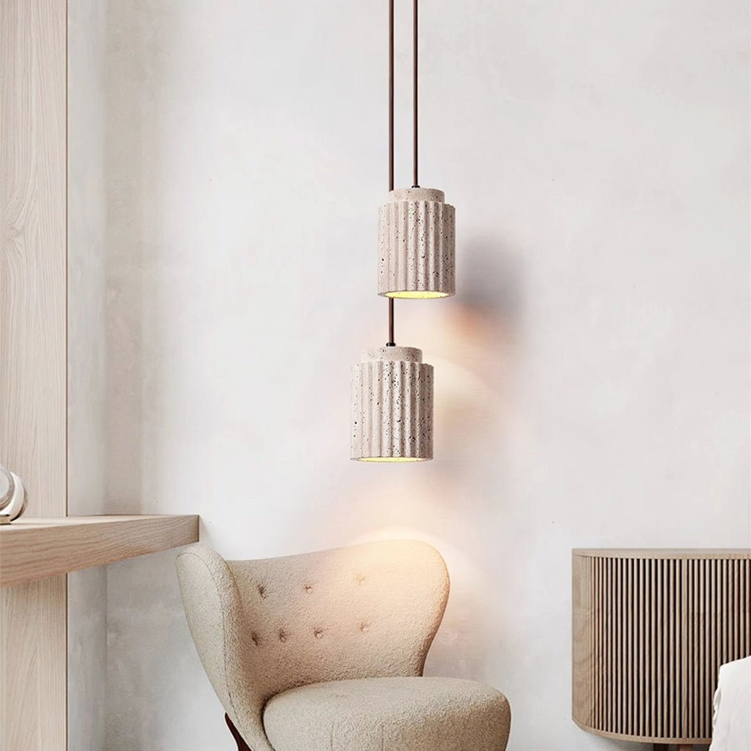 Caelia Travertine Pendant Light - Vakkerlight