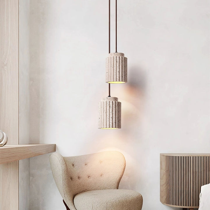 Caelia Travertine Pendant Light - Vakkerlight