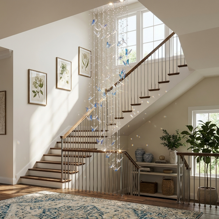 Caelira LED K9 Crystal Spiral Chandelier