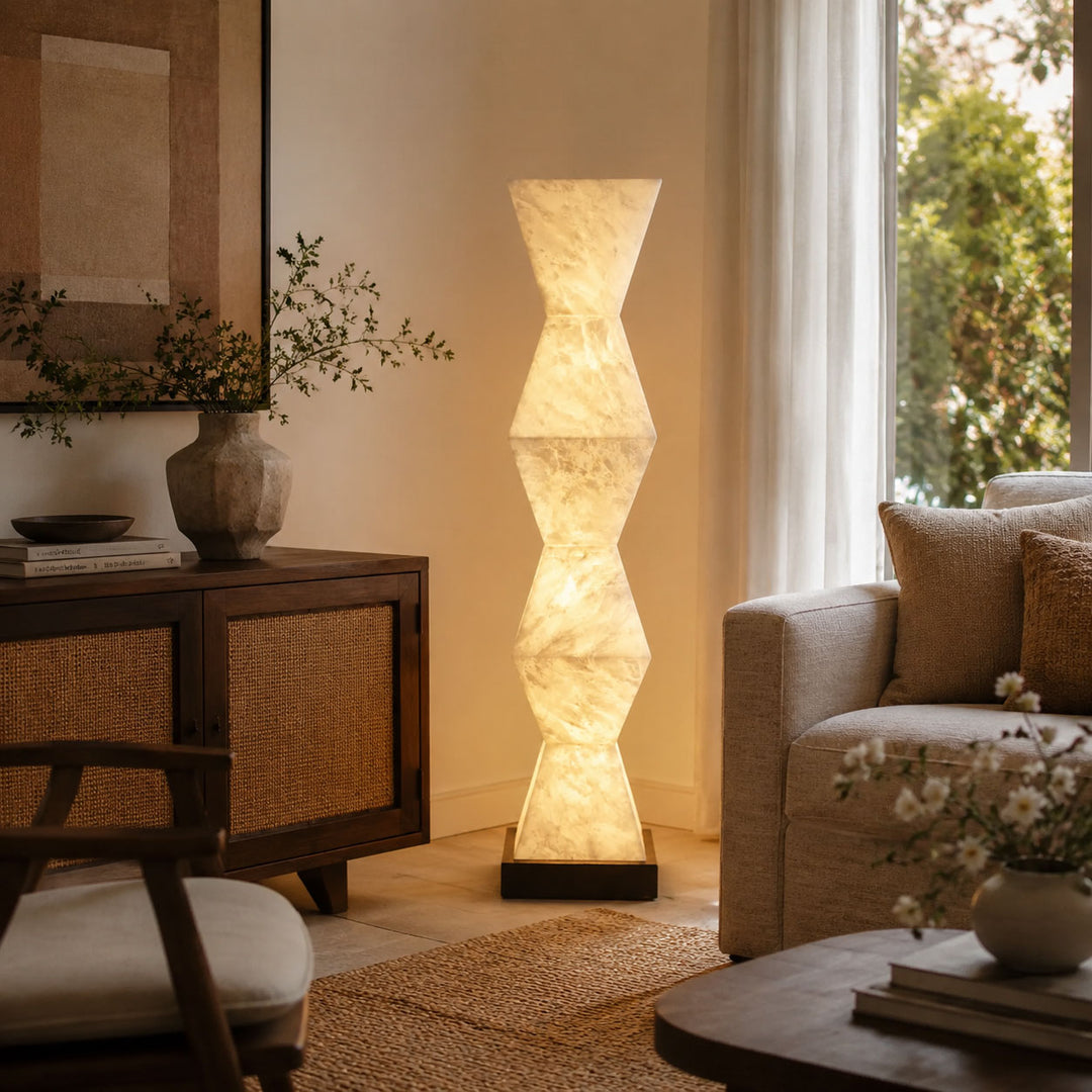 Cairn Alabaster Floor Lamp