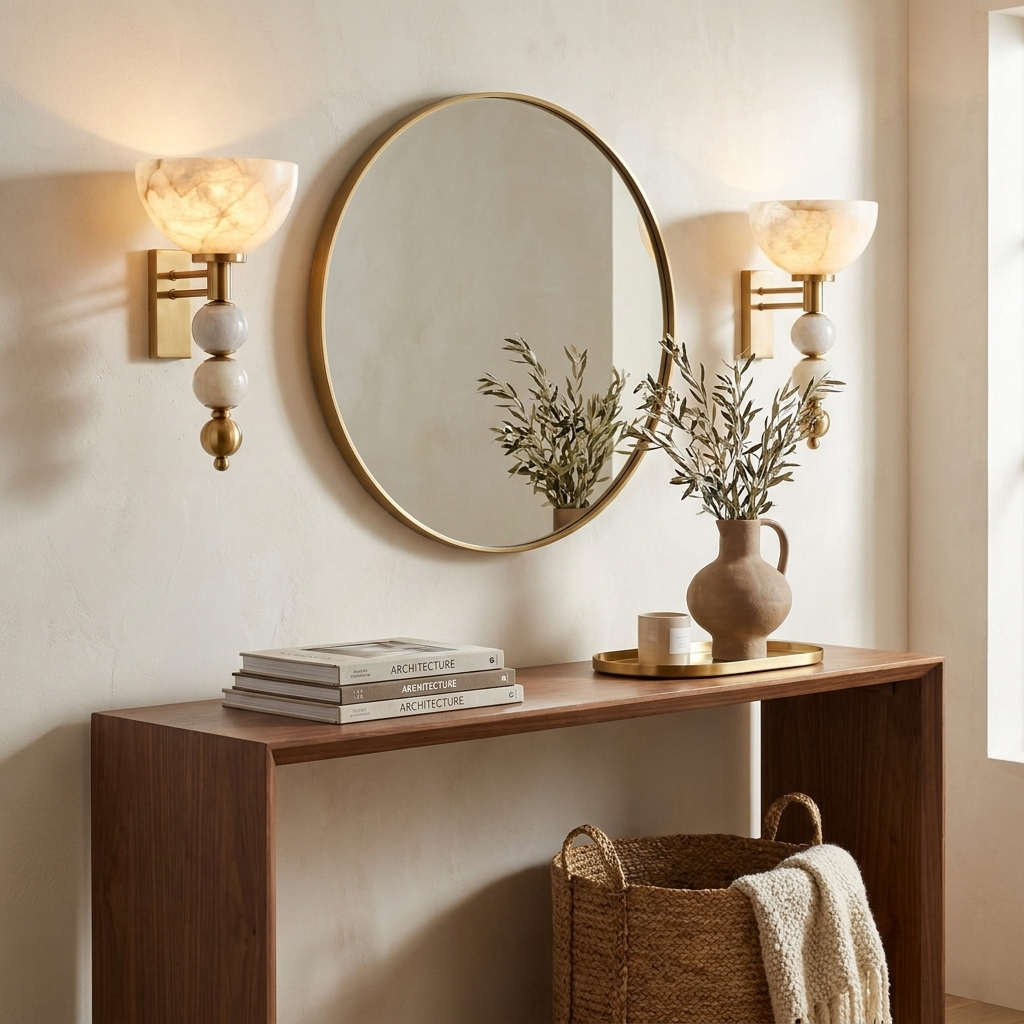 Cairn Alabaster Wall Sconce