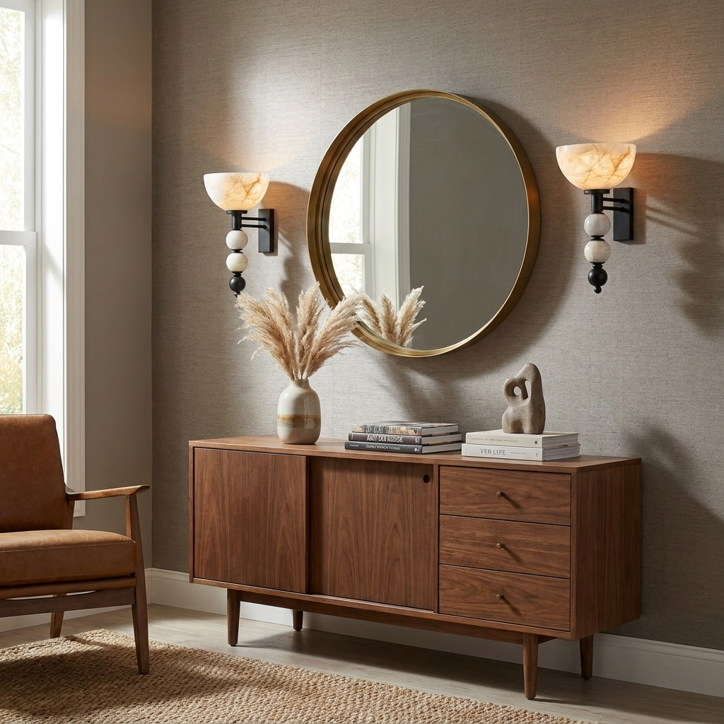 Cairn Alabaster Wall Sconce