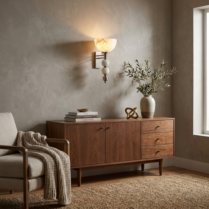 Cairn Alabaster Wall Sconce