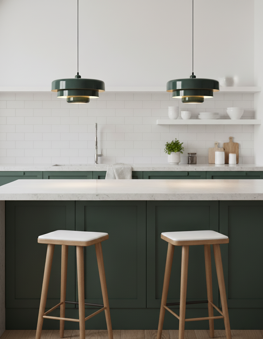 Cakora Bauhaus Metal Pendant Light
