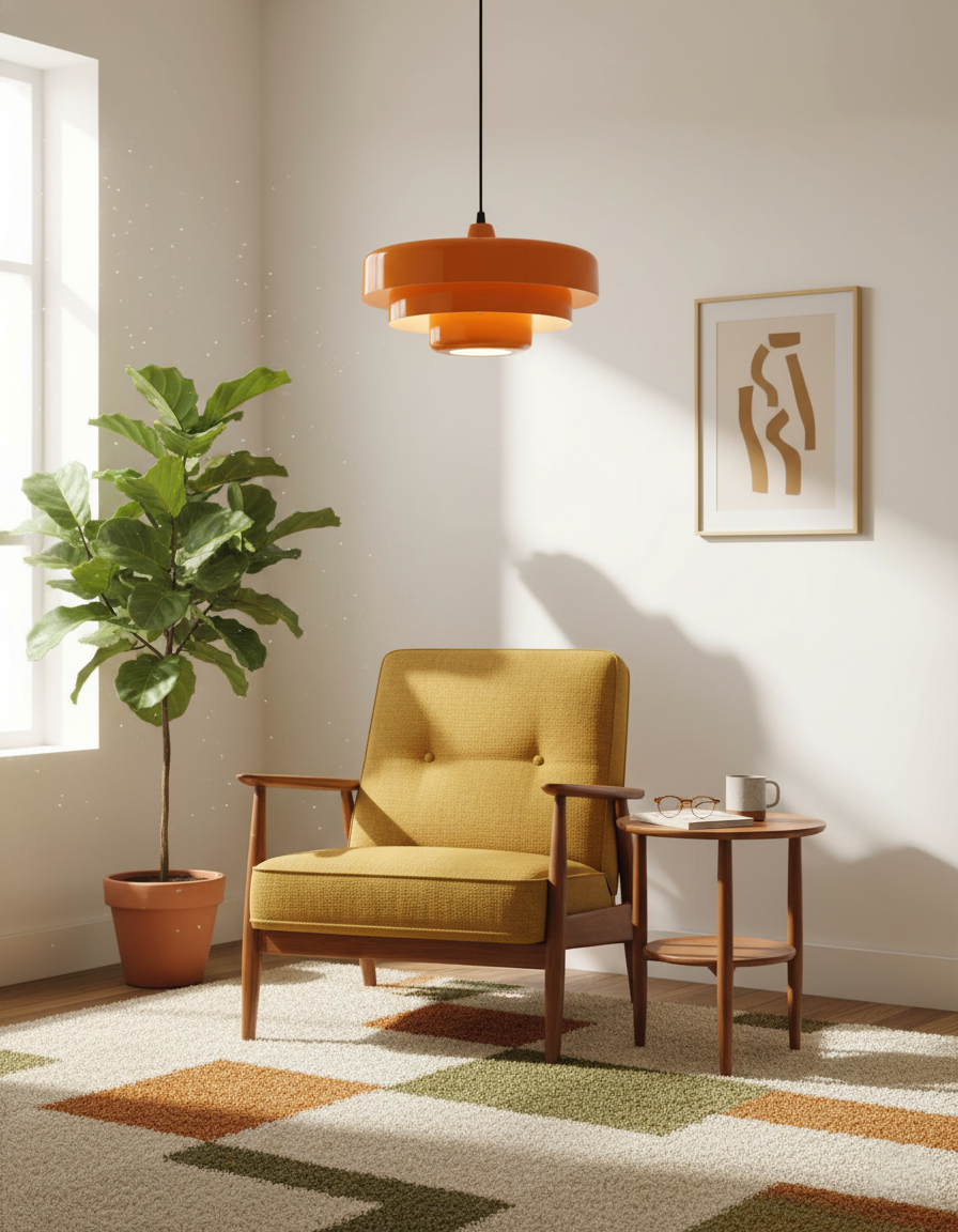 Cakora Bauhaus Metal Pendant Light