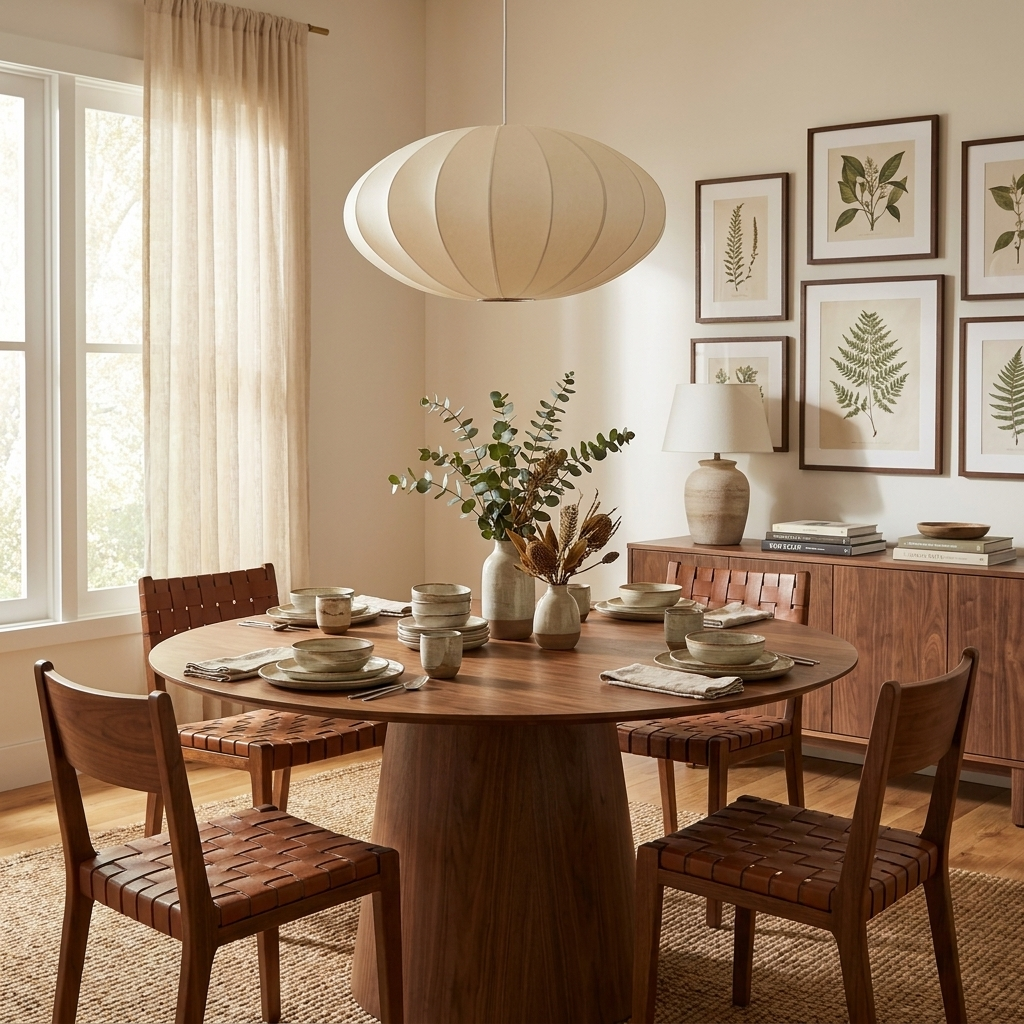 Calabash Ribbed Fabric Pendant Lamp