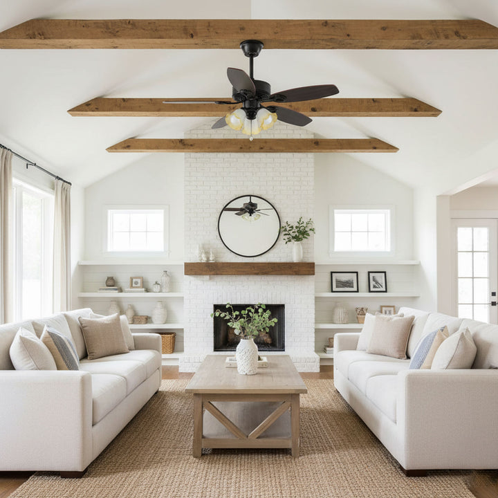 Calantha Bloom Ceiling Fan Light - Vakkerlight