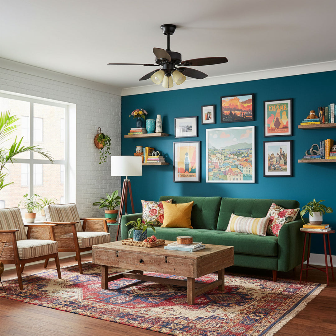 Calantha Bloom Ceiling Fan Light - Vakkerlight