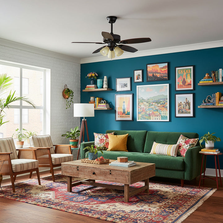 Calantha Bloom Ceiling Fan Light - Vakkerlight