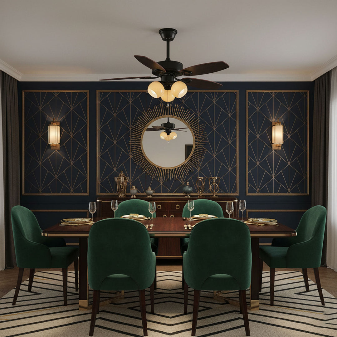 Calantha Bloom Ceiling Fan Light - Vakkerlight