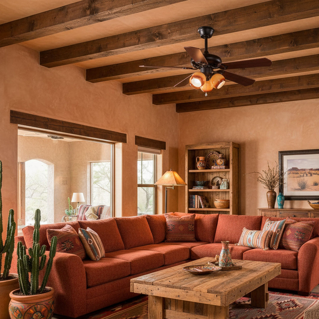 Calantha Bloom Ceiling Fan Light - Vakkerlight