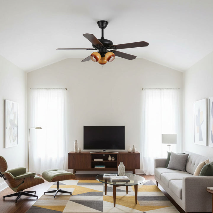 Calantha Bloom Ceiling Fan Light - Vakkerlight