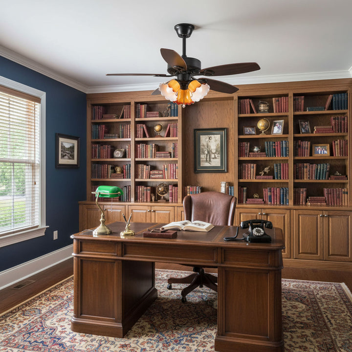 Calantha Bloom Ceiling Fan Light - Vakkerlight