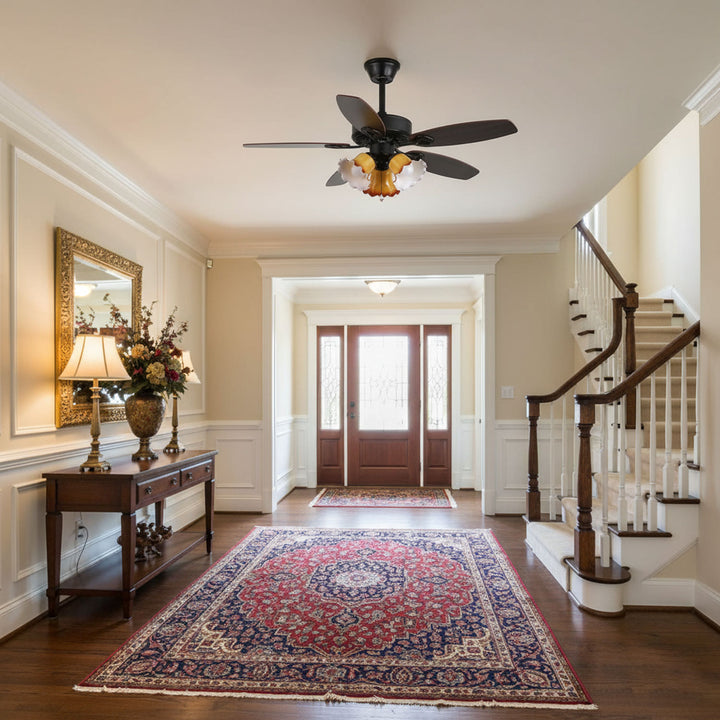 Calantha Bloom Ceiling Fan Light - Vakkerlight