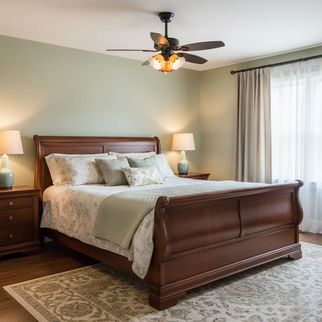 Calantha Bloom Ceiling Fan Light - Vakkerlight