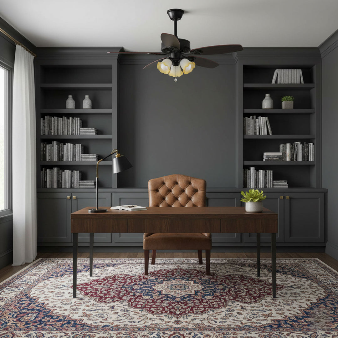 Calantha Bloom Ceiling Fan Light - Vakkerlight