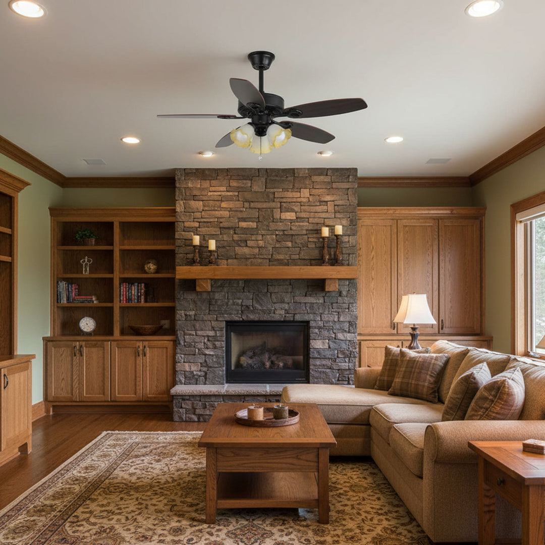 Calantha Bloom Ceiling Fan Light - Vakkerlight