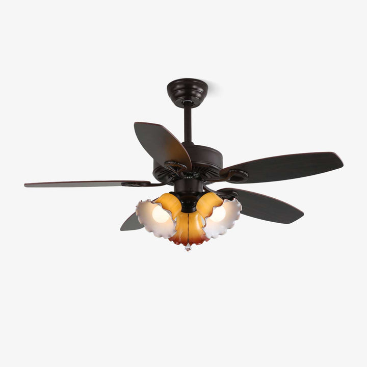 Calantha Bloom Ceiling Fan Light - Vakkerlight