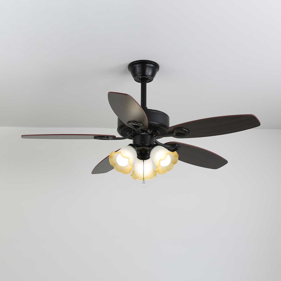 Calantha Bloom Ceiling Fan Light - Vakkerlight