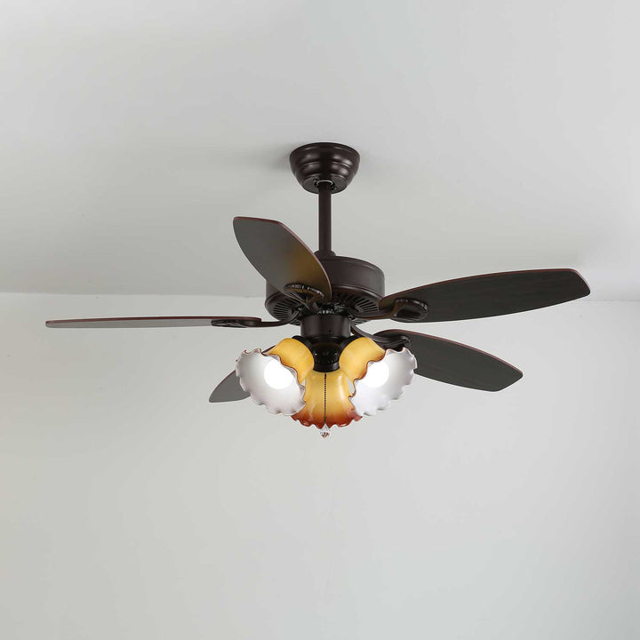 Calantha Bloom Ceiling Fan Light - Vakkerlight