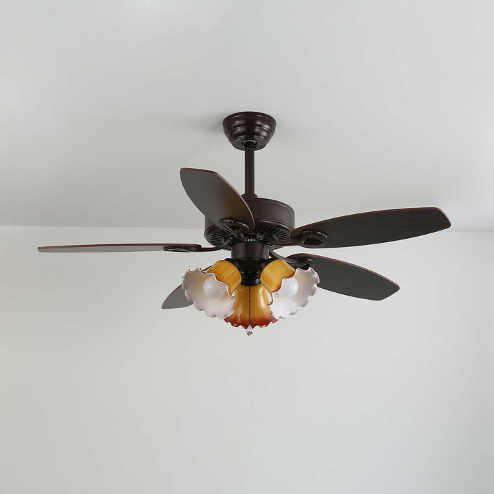 Calantha Bloom Ceiling Fan Light - Vakkerlight