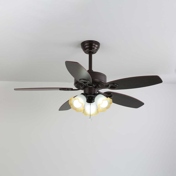 Calantha Bloom Ceiling Fan Light - Vakkerlight