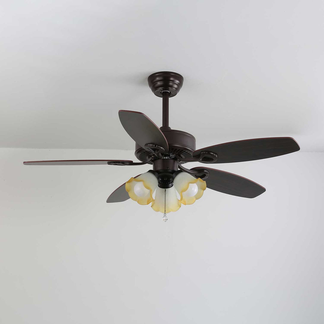 Calantha Bloom Ceiling Fan Light - Vakkerlight