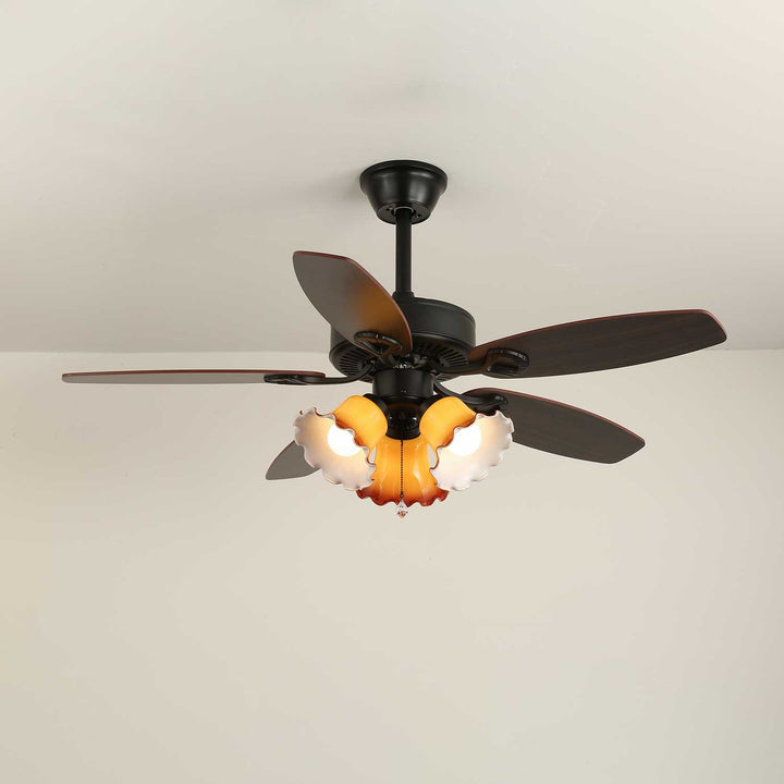 Calantha Bloom Ceiling Fan Light - Vakkerlight