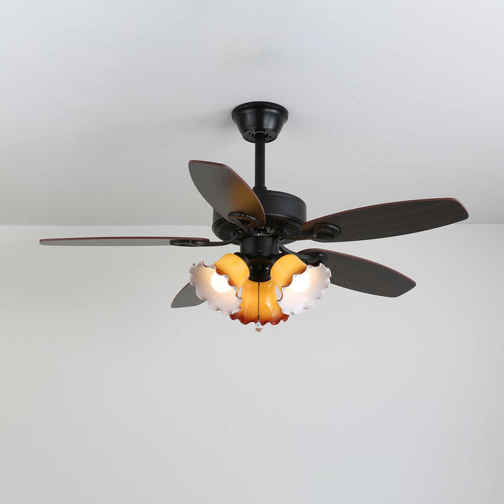 Calantha Bloom Ceiling Fan Light - Vakkerlight