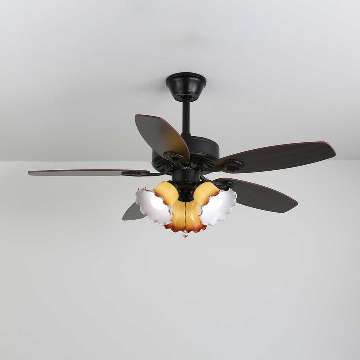 Calantha Bloom Ceiling Fan Light - Vakkerlight