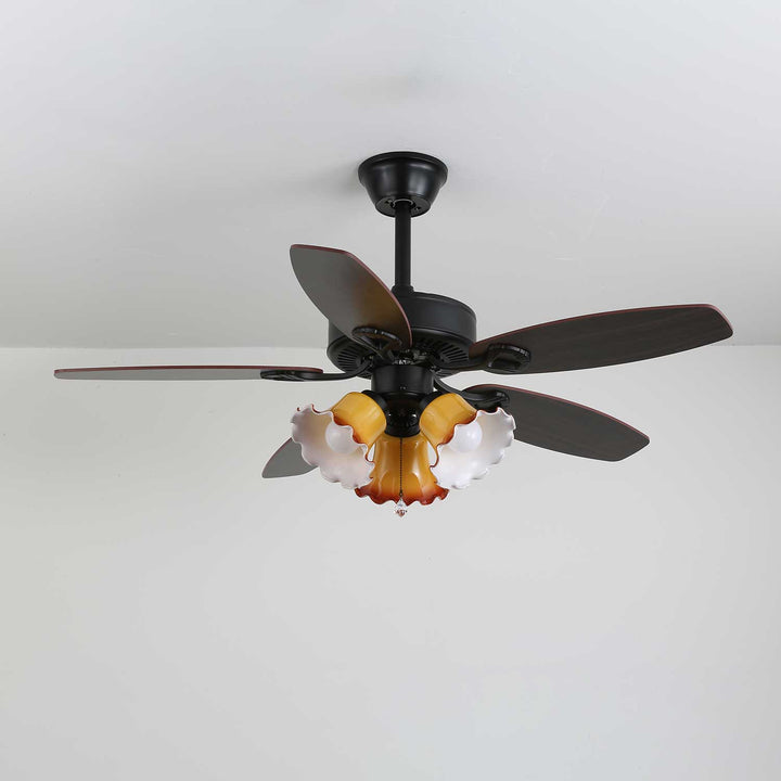 Calantha Bloom Ceiling Fan Light - Vakkerlight