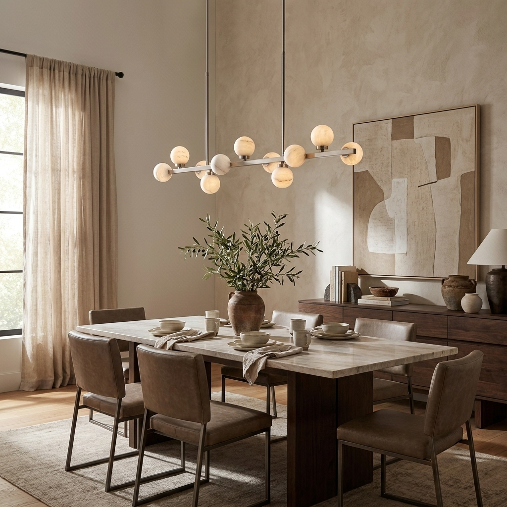 Calder Alabaster Chandelier