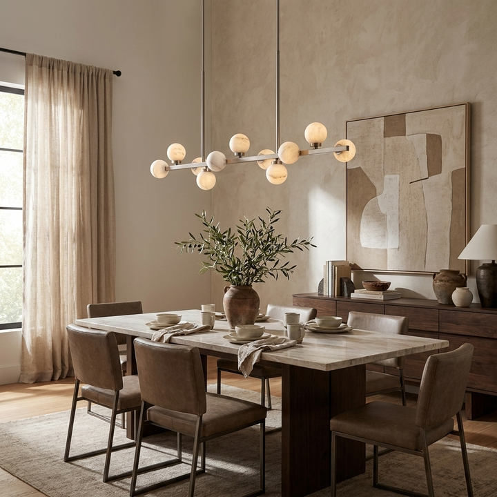 Calder Alabaster Chandelier