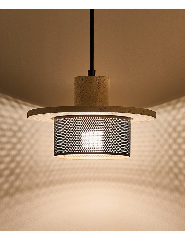 Caldera Travertine Mesh Pendant Lamp - Vakkerlight