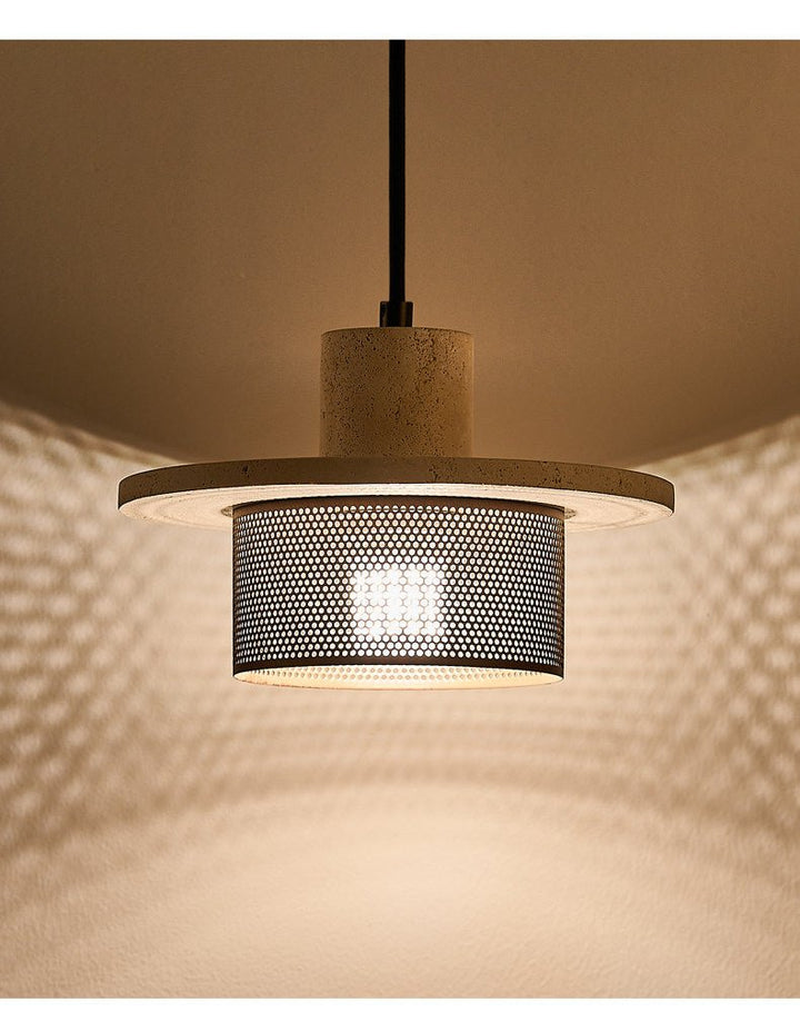 Caldera Travertine Mesh Pendant Lamp - Vakkerlight