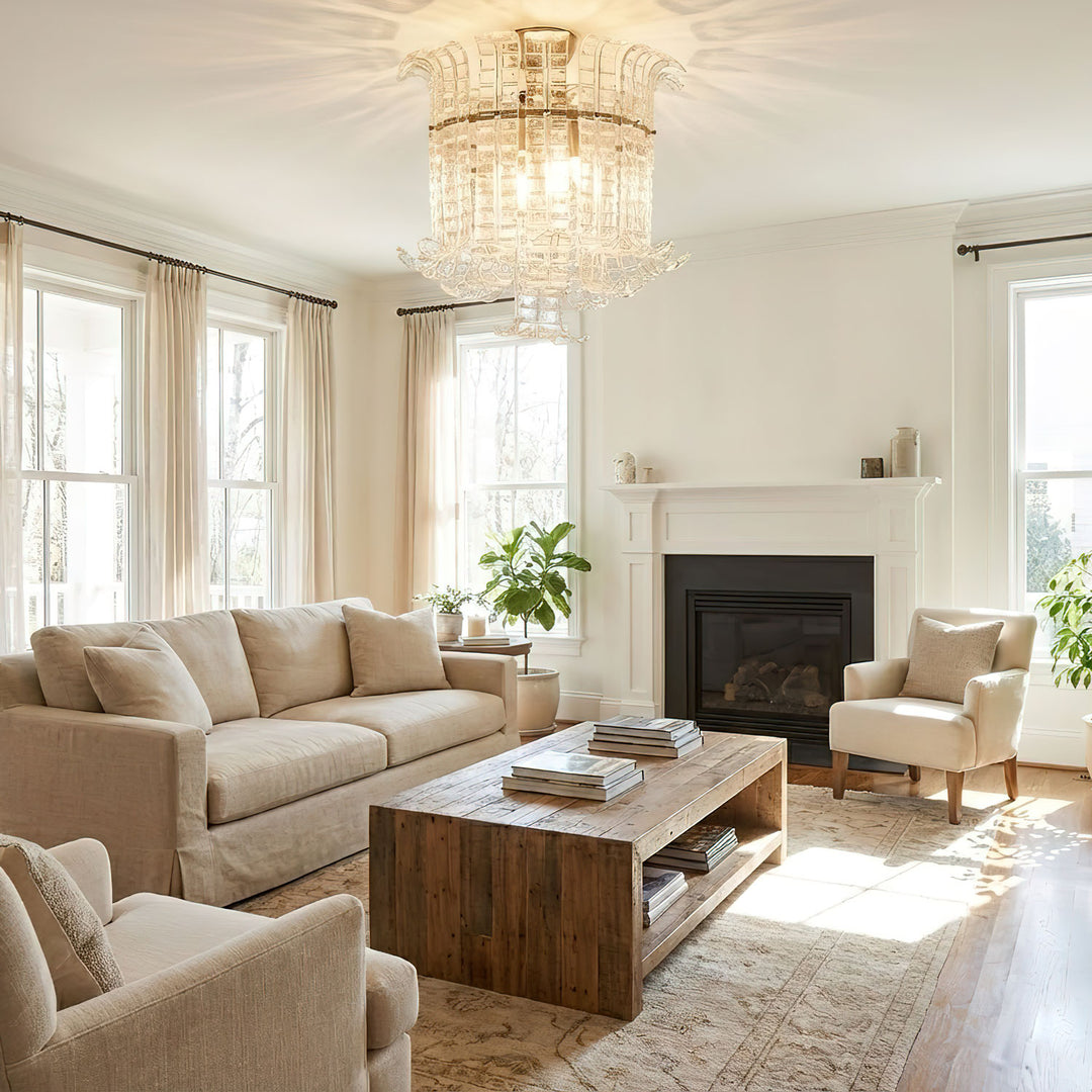 Calista Murano Glass Ceiling Lamp - Vakkerlight