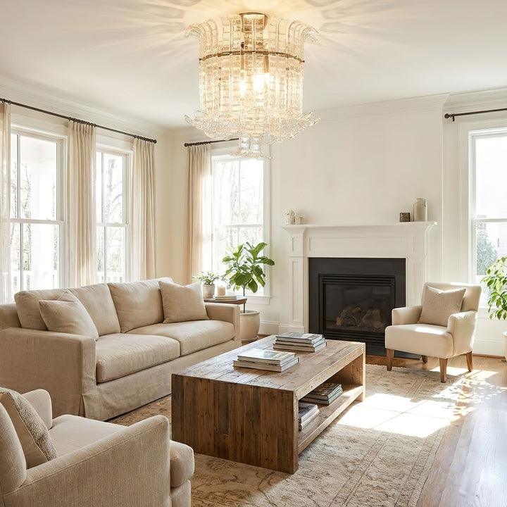 Calista Murano Glass Ceiling Lamp - Vakkerlight