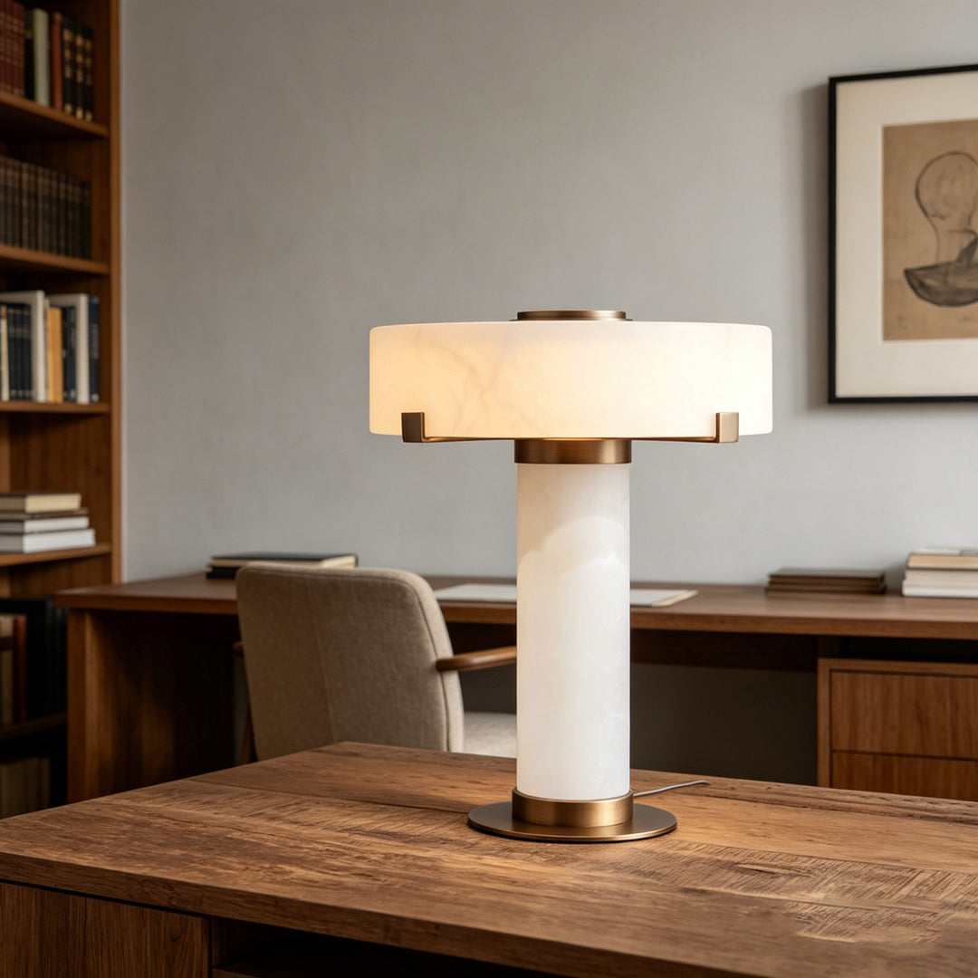 Calix Alabaster Table Lamp - Vakkerlight