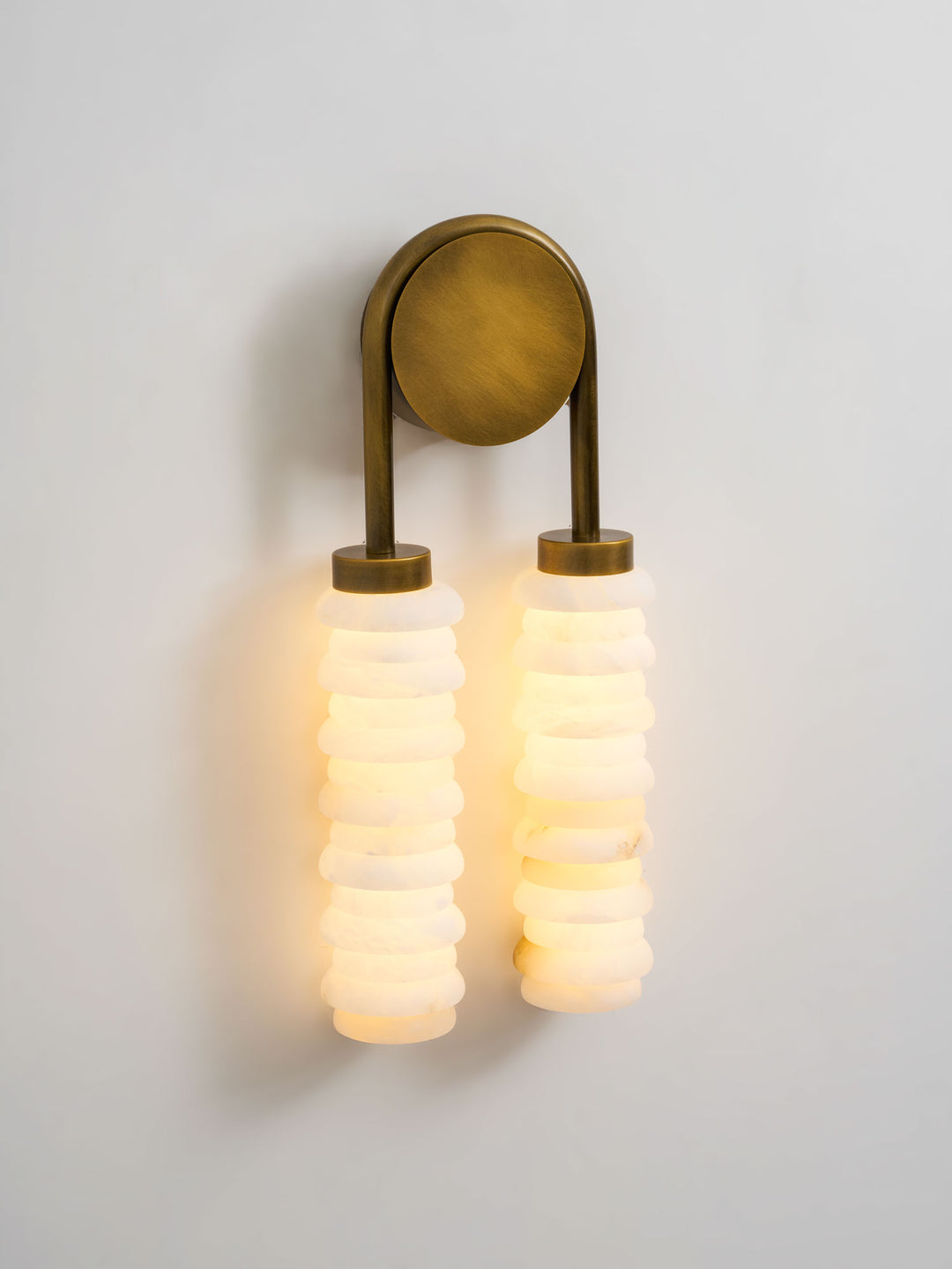 Calla Ribbed Alabaster Sconce - Vakkerlight
