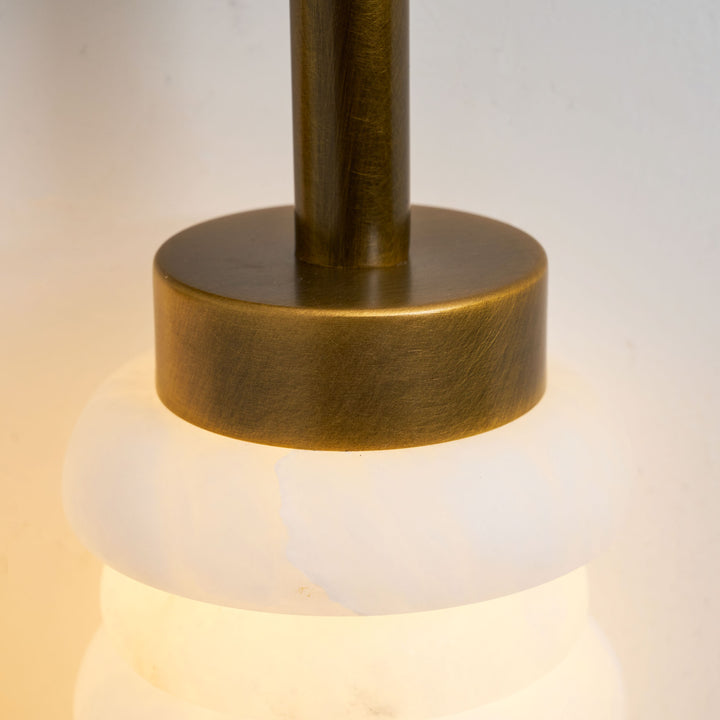 Calla Ribbed Alabaster Sconce - Vakkerlight