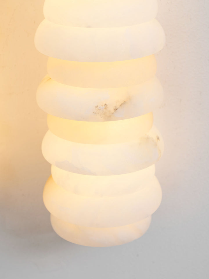 Calla Ribbed Alabaster Sconce - Vakkerlight
