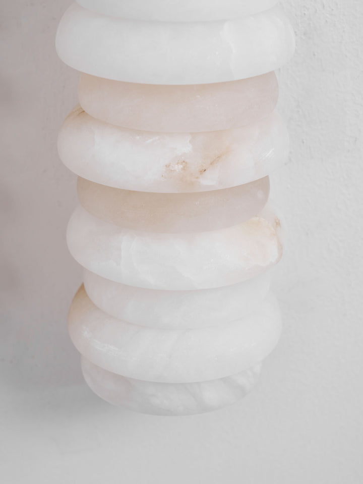 Calla Ribbed Alabaster Sconce - Vakkerlight