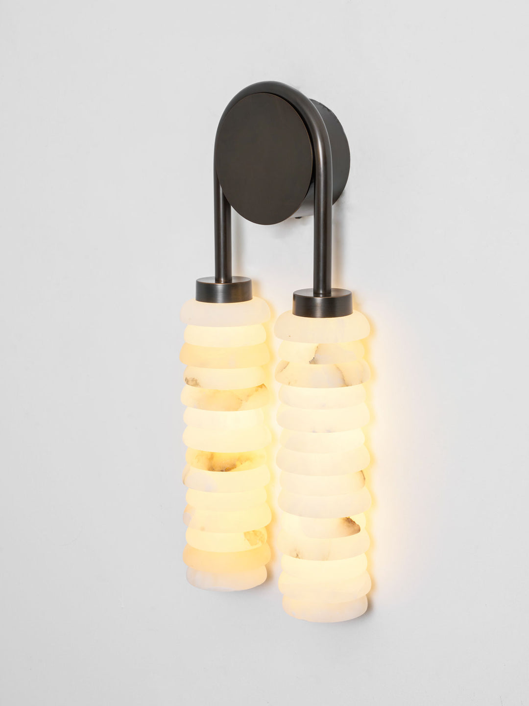 Calla Ribbed Alabaster Sconce - Vakkerlight