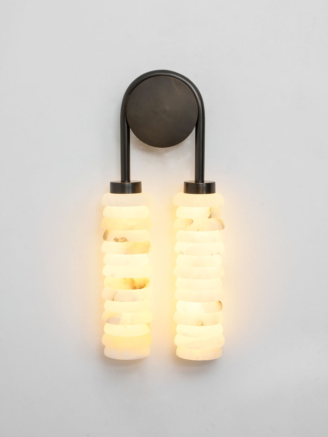 Calla Ribbed Alabaster Sconce - Vakkerlight