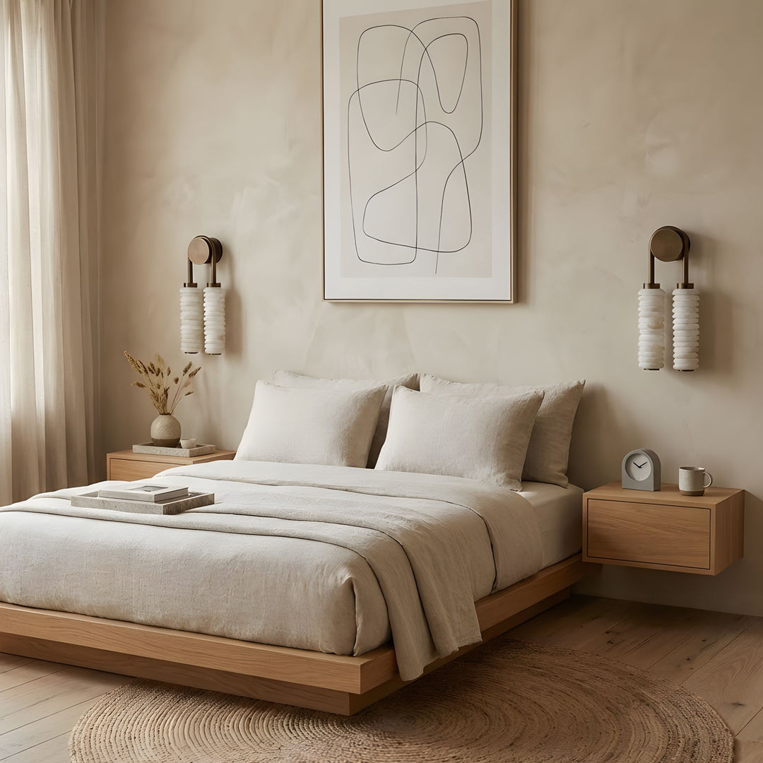 Calla Ribbed Alabaster Sconce - Vakkerlight