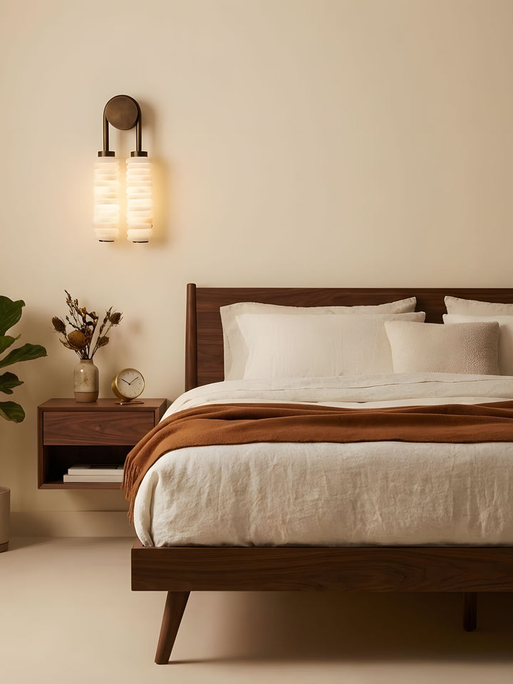 Calla Ribbed Alabaster Sconce - Vakkerlight