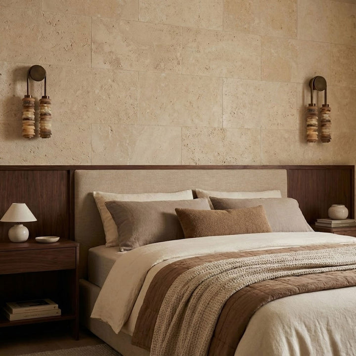 Calla Ribbed Alabaster Sconce - Vakkerlight